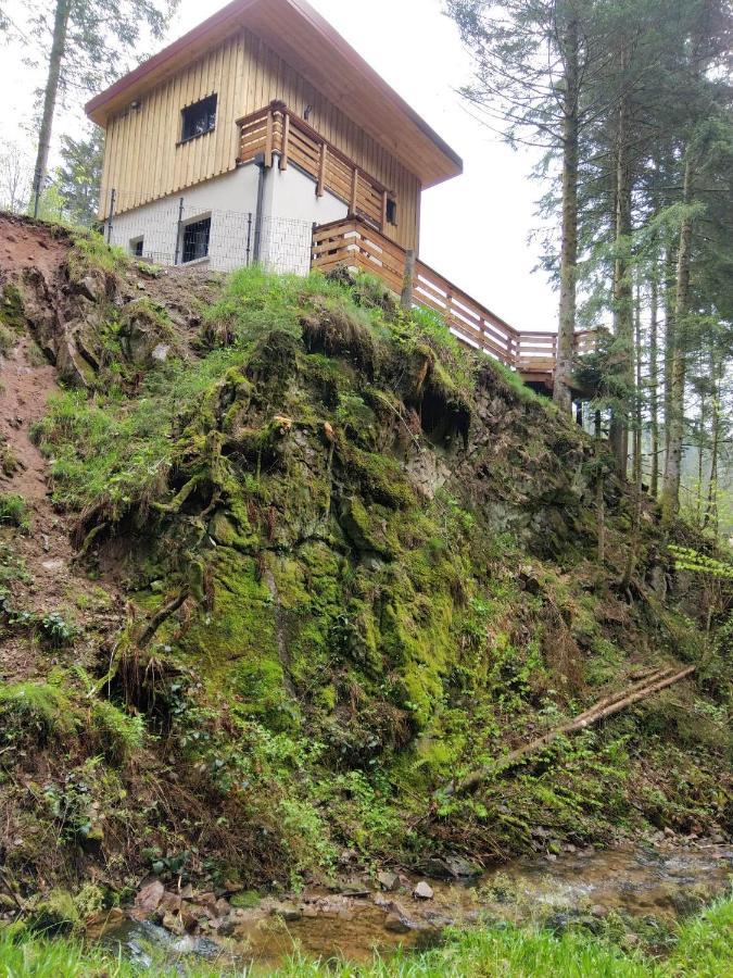Le Refuge Perche Du Saut De La Bourrique Spa, Terrain Cloture Gérardmer Esterno foto